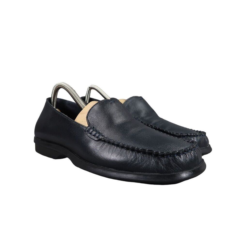 High Sierra Shoes Womens 8 Loafer Moccasin Leather Casual Career Blue Meredith